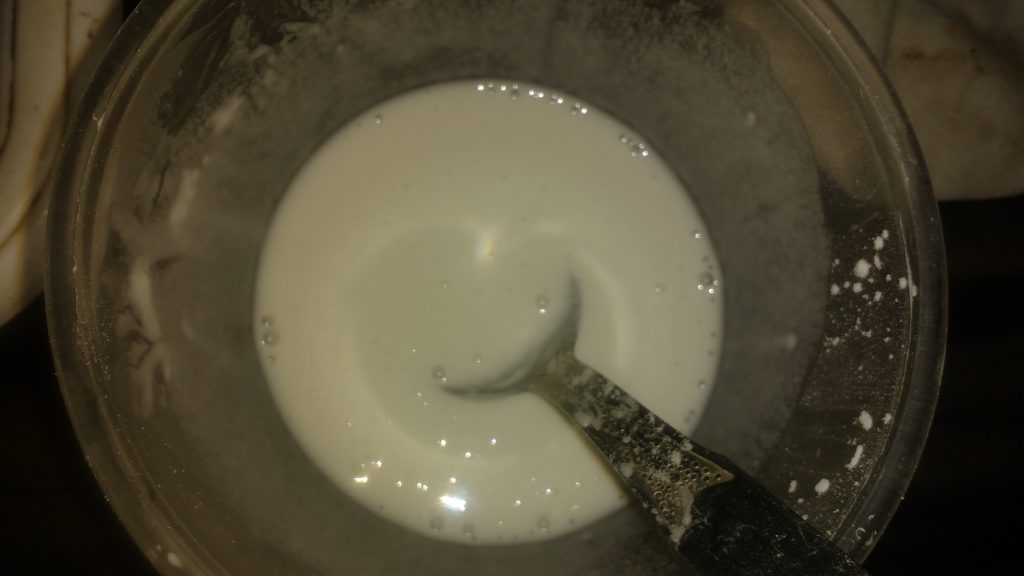 Now make a smooth batter of cornflour using water, add salt and pepper.